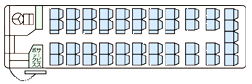 大型バス座席配置図